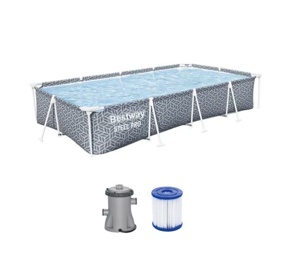Басейн с метална рамка Bestway Steel Pro 561FT 366x201x66 см – 4000 л БАСЕЙНИ И ДЖАКУЗИТА Басейн с метална рамка