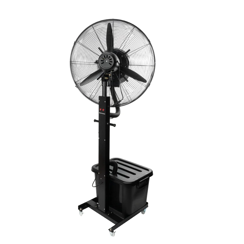 Професионален вентилатор с водна мъгла Ziel Cooling 26″ (66 см) – 230 W, резервоар 40 л ВЕНТИЛАТОР Вентилатор