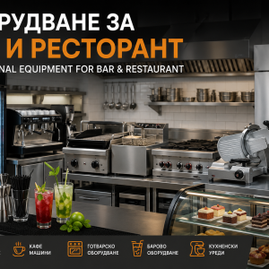 ОБОРУДВАНЕ ЗА БАР И РЕСТОРАНТ