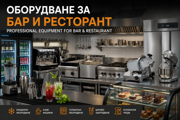 ОБОРУДВАНЕ ЗА БАР И РЕСТОРАНТ